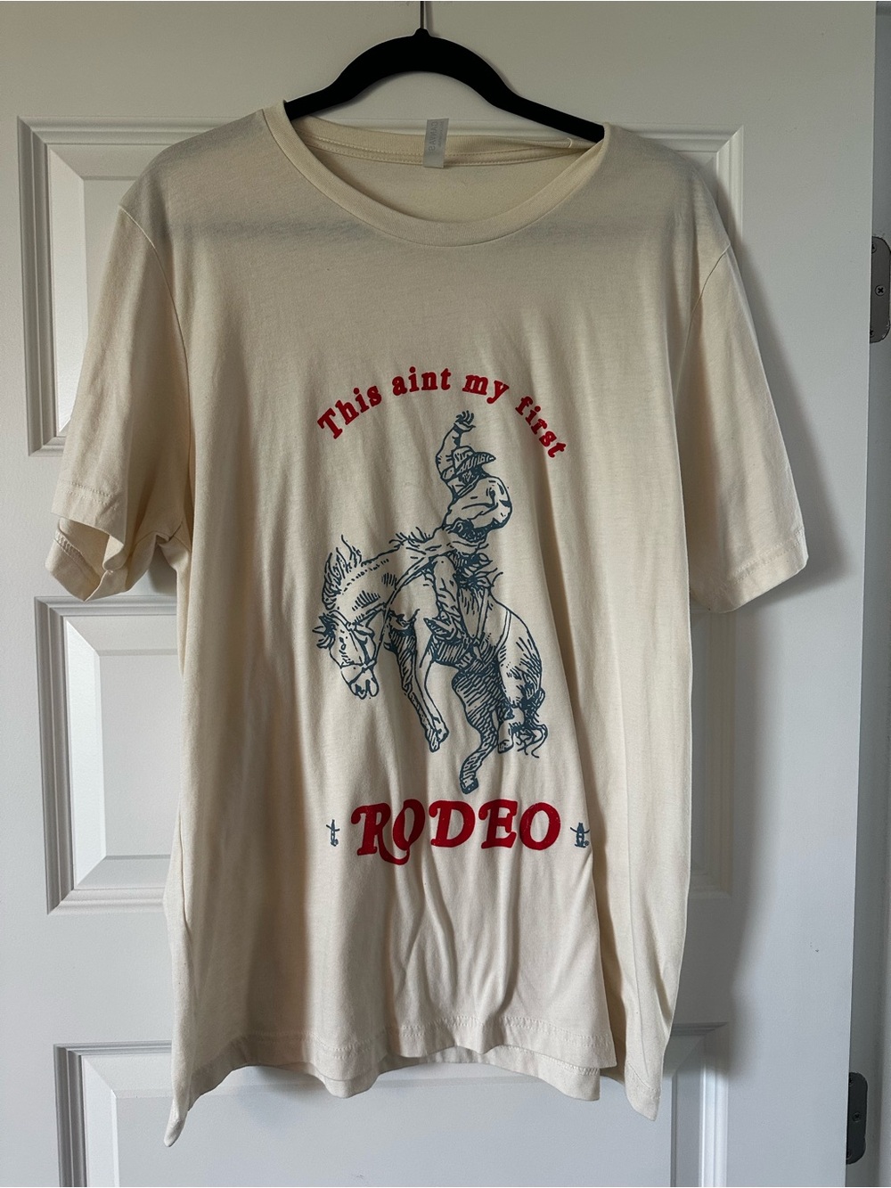 Cream 'Rodeo' Graphic Tee - Unbranded